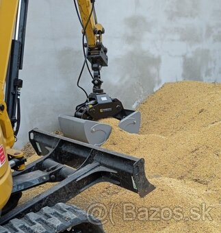 Hydraulický drapák na sypké hmoty pro jeřáby a bagry - 3