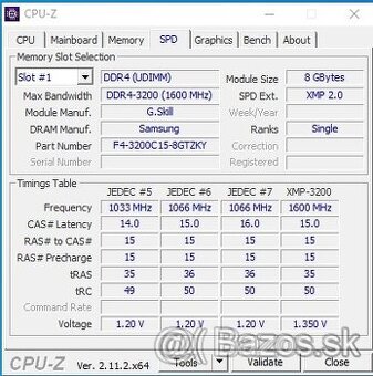 Predám pamate DDR4: 2x8gb Gskill tridentZ - 3