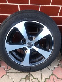 Disky BORBET 5x120 + zimné pneumatiky 205/55 R16 - 3