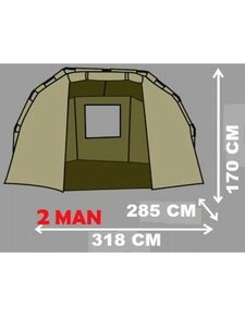 Bivak STARBAITS SESSION BIVVY TWO MAN - 3