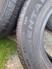 Continental 215/65 r16 XL letné M+S - 3