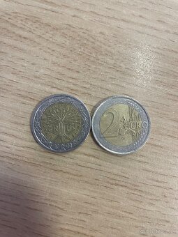 Vzácne mince 2€ Francúzsko 2001  Liberté égalité Fraternité - 3