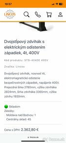 Lincos zdvihak 4T vybavenie pneuservisu redats - 3