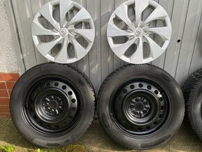 Predam disky R16 Toyota + pneu zimné 205/55 R16 Continental - 3