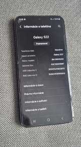 SAMSUNG GALAXY S22 - 8GB/128GB CIERNY - 3