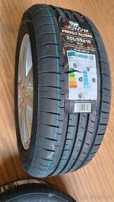 205/55 R16 kolesá (letné pneumatiky + disky) 5x112 mm - 3