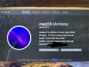 MacBook Pro, 13', 2015, 16GB RAM, 256GB Disk, CTO - 3