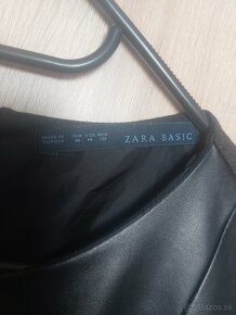 Koženkové šaty Zara - 3