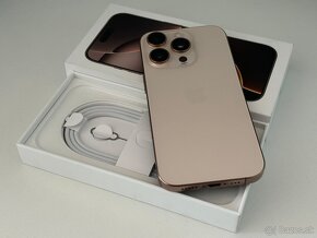 Nepoužívaný iPhone 16 Pro 128GB Púštny Titán  + Záruka - 3