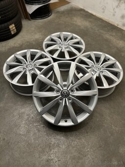 Nepoužité hliníkové disky 5x112 R17 VW Dijon - Golf VII - 3