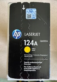 HP Q6002A (124A), originálny toner, žltý - 3