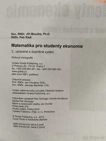 Matematika pro studenty ekonomie - 3