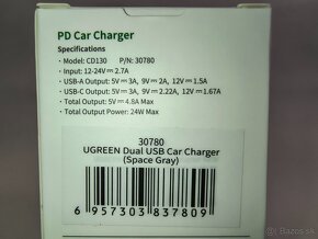 Ugreen PD Car Charger 24W - 3