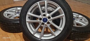 Predám letnú sadu alu disky Ford 5x108 R16 ,205/55 R16 7,5mm - 3