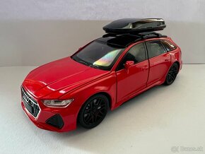 Audi RS6 Avant 1:24 cervena metaliza - 3