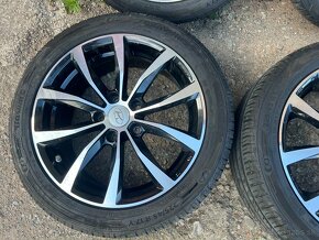 Hyundai  Alu.disky 5x114,3 s letními pneu.Barum 225/45 R17 Y - 3