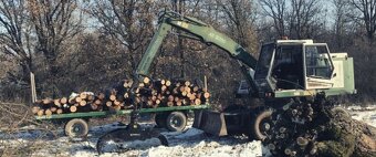 Hydraulický drapák na dřevo, kleště na kulatinu a klest - 3