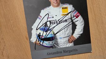 Spengler a Margaritis Mercedes DTM originální autogram - 3