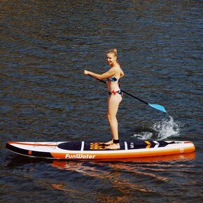 nový nepoužitý Paddleboard 335cm 150kg bielo oranžový - 3