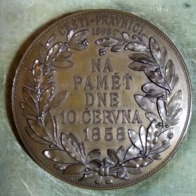 Medaila Antonín Rytir Randa z roku 1898 od Šantrucka - 3