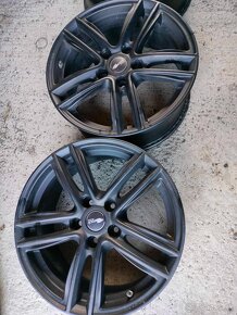 4ks alu disky Brock 5x112 R17 + snímače tlaku - 3