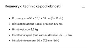 Zabudovateľný filtrový digestor klarstein čierny - 3