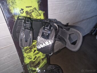 Predam detsky snowboard zn.Raven s viazanim - 3