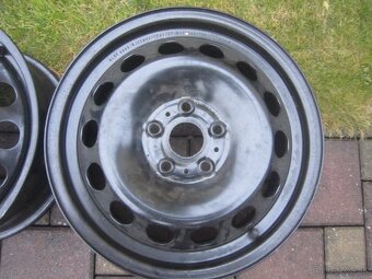 16" plechove disky nove VW group 6Jx16 ET43 - 3