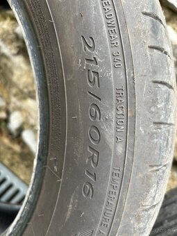 Letné pneumatiky Dunlop 215/60 R16 - 3