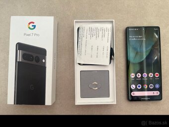 Google Pixel 7 PRO 128GB, čierna farba, TOP stav - 3