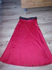 červená ľudová sukňa - 3