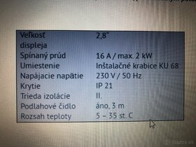 Termostat TFT - 3