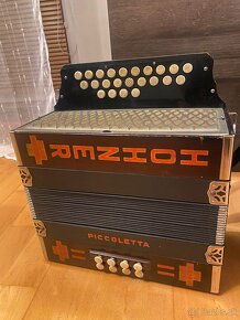 Heligonka Hohner Picoletta 2x B/ES 1943 Zinok - 3