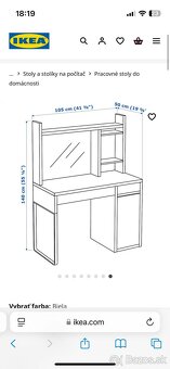 Pisaci stol s magnetickou tabulou a uloznym priestorom - 3