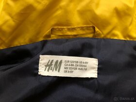 Vatovaná žltá vesta, chlapčenská H&M, veľkosť 6-8 rokov, - 3