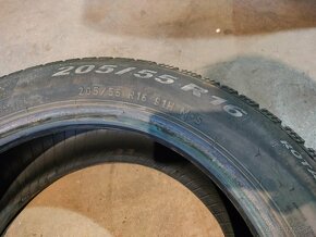 Predám zimné pneu Pirelli 205/55 r16 - 3