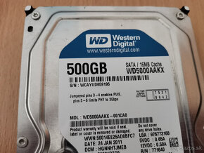 HDD 500GB 3.5" - 3