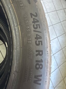 Predám letnú sadu 245/45 R18 Continental - 3