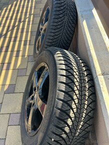 Hliníkové disky R16 + zimné pneu 215/60 R16,5x110 - 3