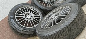 ALU AEZ 5x108 a zimné Michelin Alpin 235/60 R18 - 3