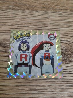 Strieborné samolepky Pokémon z roku 1999 - 3