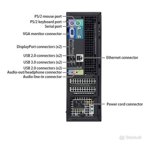 DELL OptiPlex 7010 SFF, I3-3220, 8GB RAM, 240GB SSD, W10Pro - 3