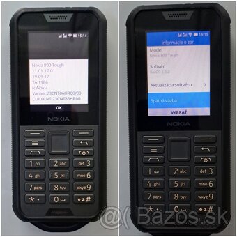 Nokia 800 Tough 2 SIM Odolná Prachu Vode Pádom + Svetlo Wifi - 3