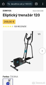 Predám Eliptický trenažér - Decathlon - 3