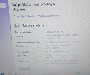 Dell Laptop i5/8gd ram/250gd SSD/WIN10 - 3