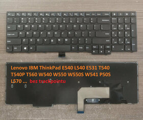 Klavesnice: Lenovo B550 / E540 / E550/ E580 / E520 E530 E545 - 3