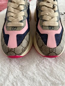 Gucci Rhyton leather trainers tenisky size38 - 3