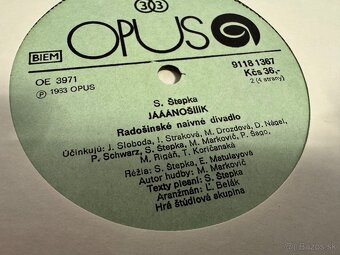 2 LP Radošínské naivné divadlo Jááánošík a Človečina - 3