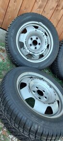 Plechové disky 5x120 a zimné Dunlop 215/60 R17 - 3