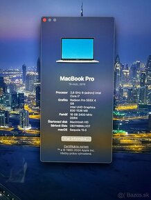 Macbook Pro 15" 2019 2,6 GHz 6-jadrový Intel Core i7 - 3